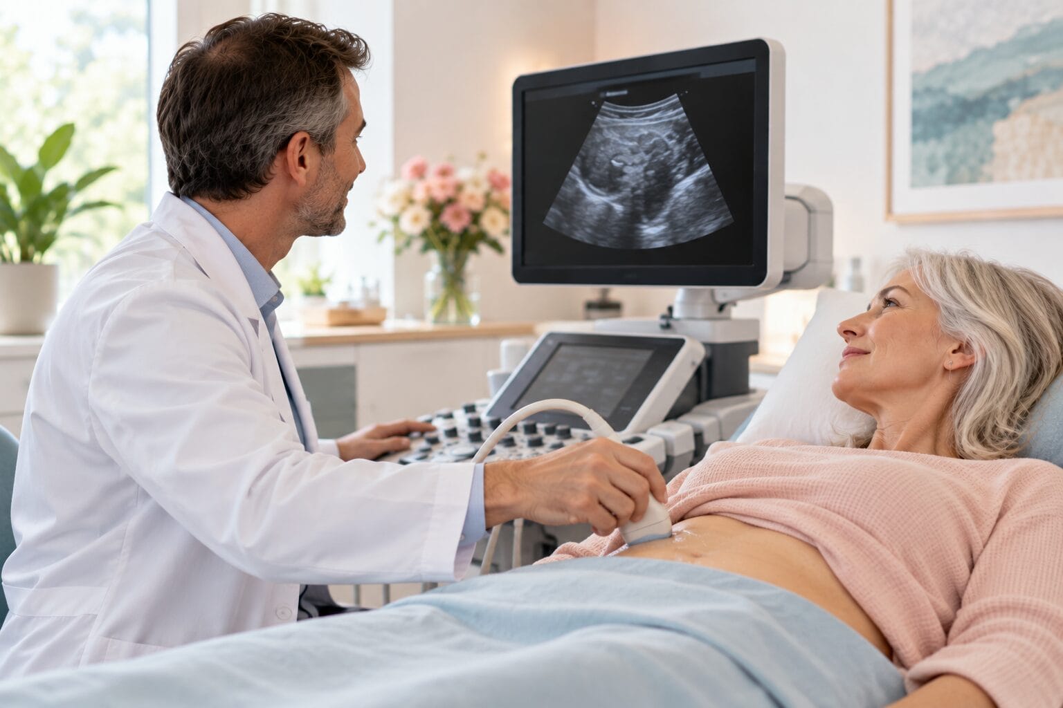 Krebsvorsorge mittels Ultraschall (Vaginal, Brust, abdominal)